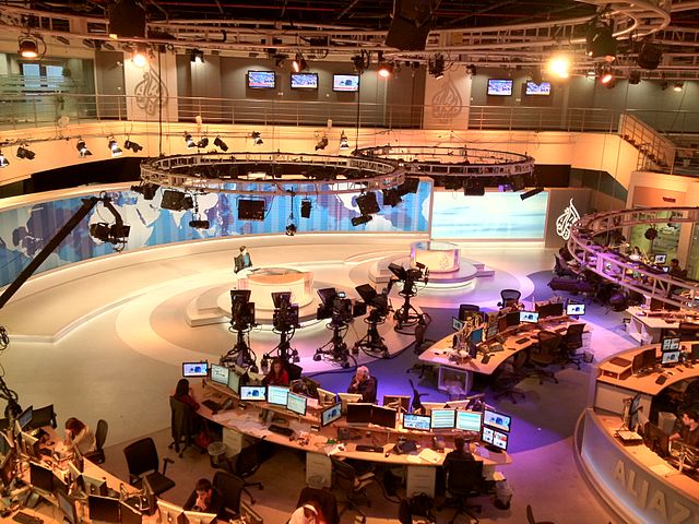 Al Jazeera English Newsdesk © Wikimedia Commons